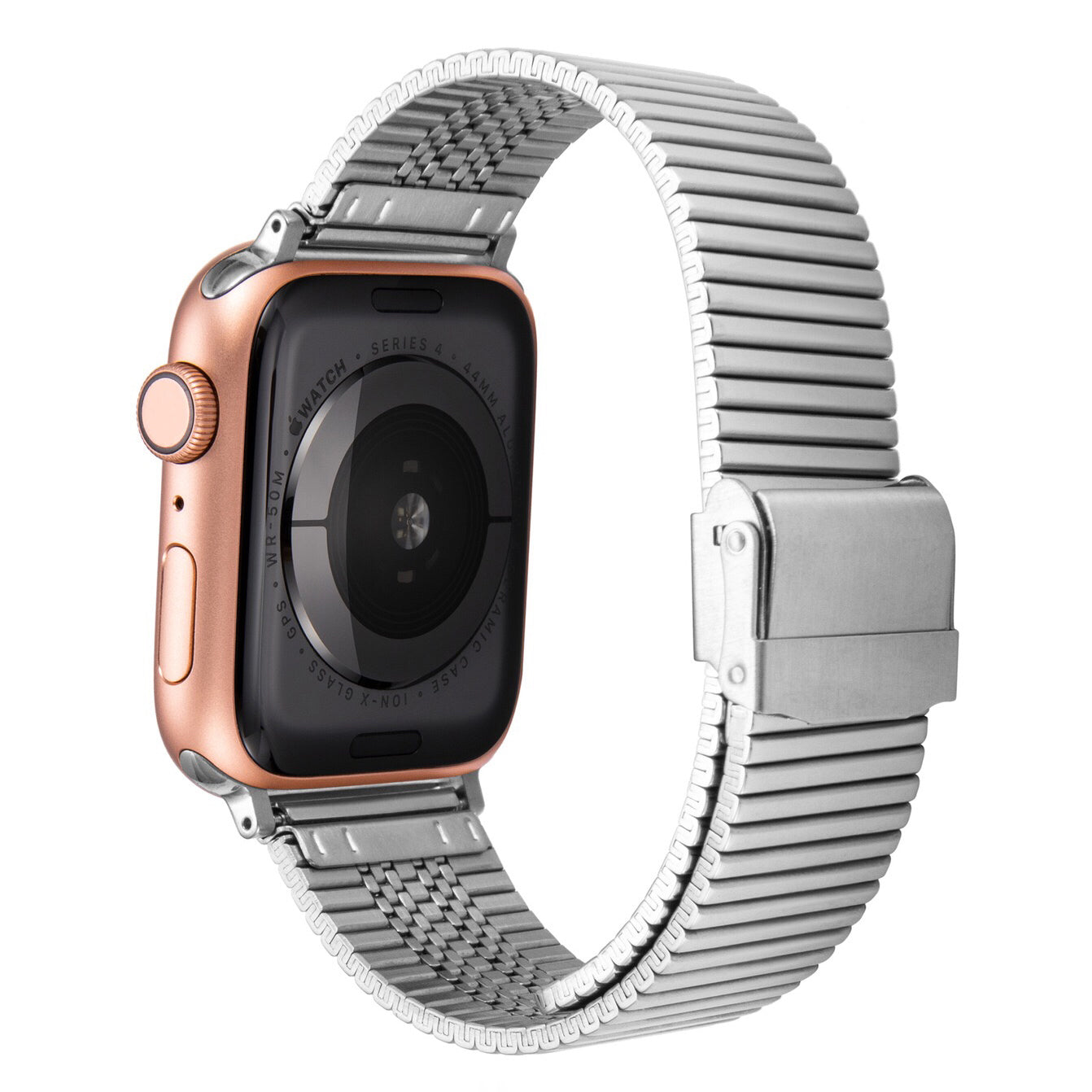 Buckle Design Stainless Steel Smart Watch Strap Replacement for Apple Watch Series 9 8 7 6 SE (2023) SE(2022) 40mm 3 2 1 38mm Buckle Design Stainless Steel Smart Watch Strap Replacement for Apple Watch Series 9 8 7 6 SE (2023) SE(2022) 40mm 3 2 1 38mm